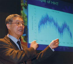 Norden Huang speaking about HHT