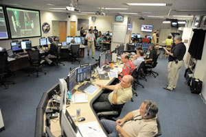 Control room at Goddard